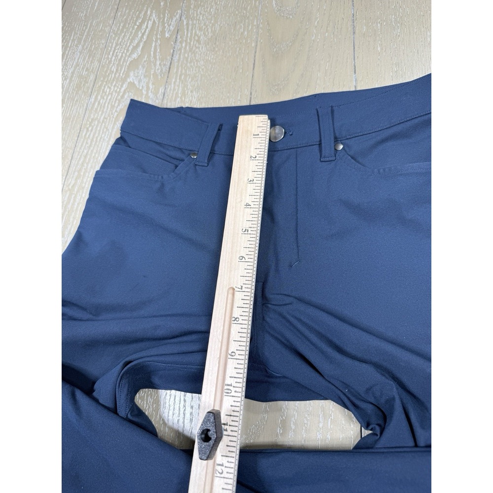 Lululemon Pants Mens 28 Navy ABC Slim Warpstream Stretch Travel Casual - Picture 14 of 16